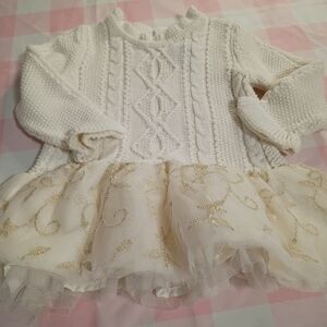 Tahari Baby Cream Knit Outfit